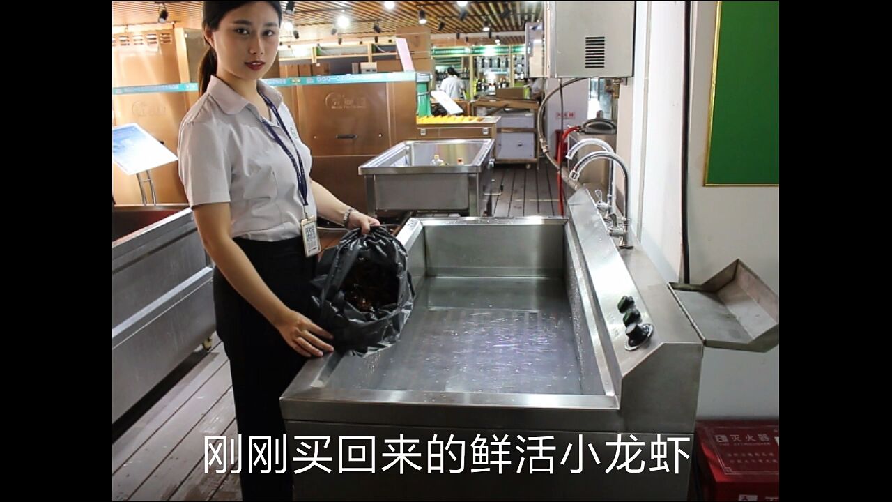 超声波洗碗机清洗小龙虾